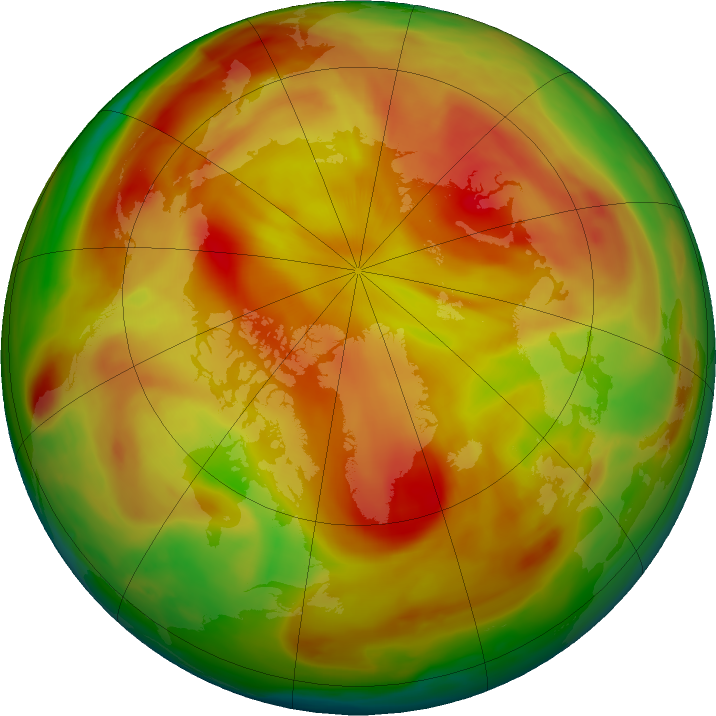 Arctic ozone map for 04 May 2024